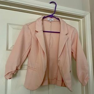 Pink jacket to work or to play